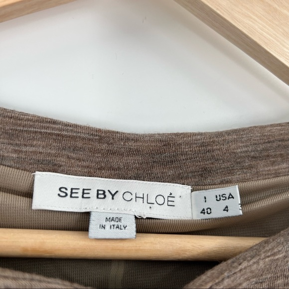 See by Chloe gathered bodycon long sleeve dress - Picture 9 of 10